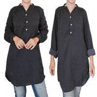 TUNIC OLD NAVY BLACK POLKADOT/TUNIC WANITA HITAM POLKADOT/TUNIC WANITA/TUNIC TERBARU