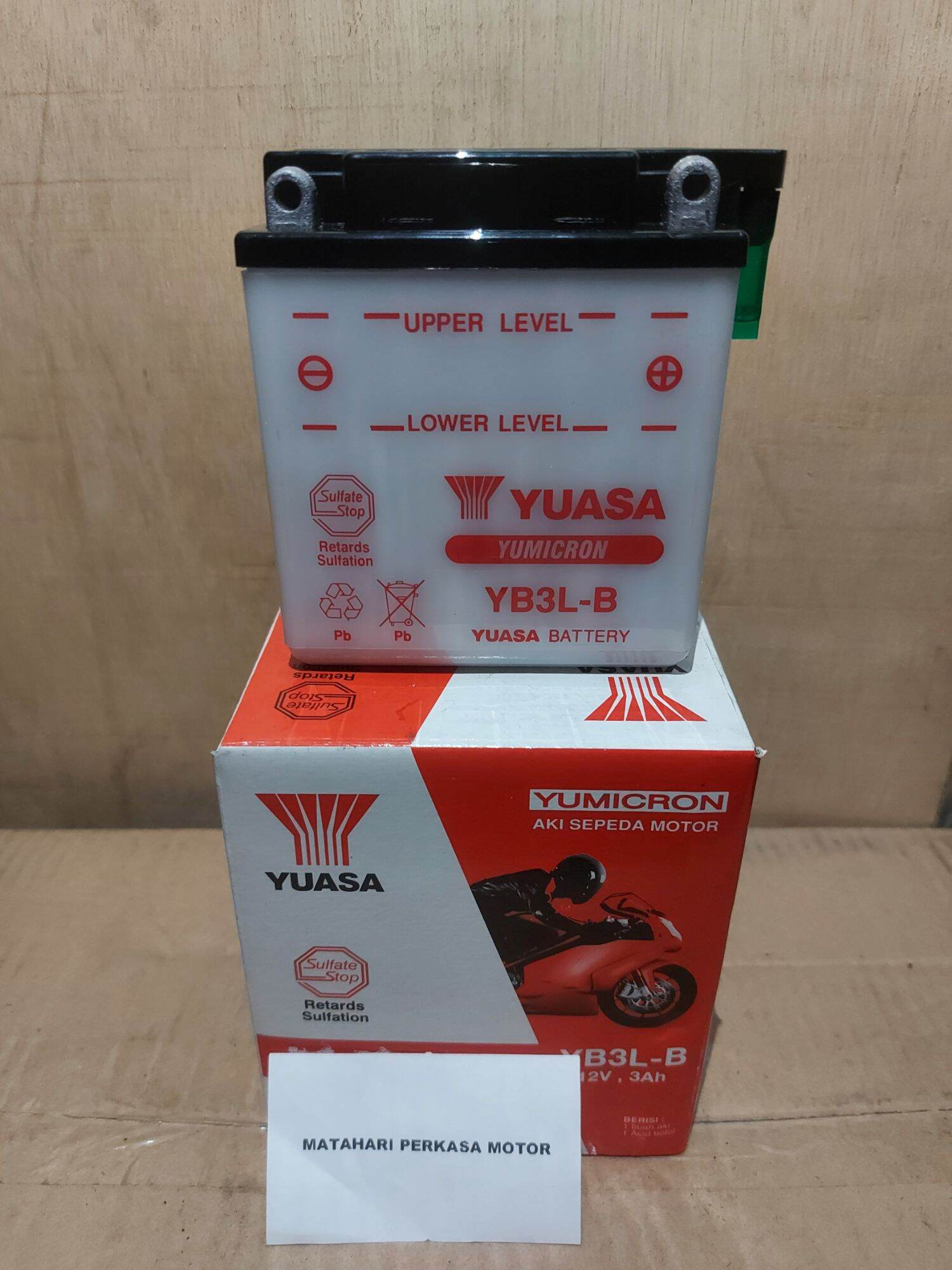 Accu Basah Motor RXK YB3-LB YUASA | Lazada Indonesia