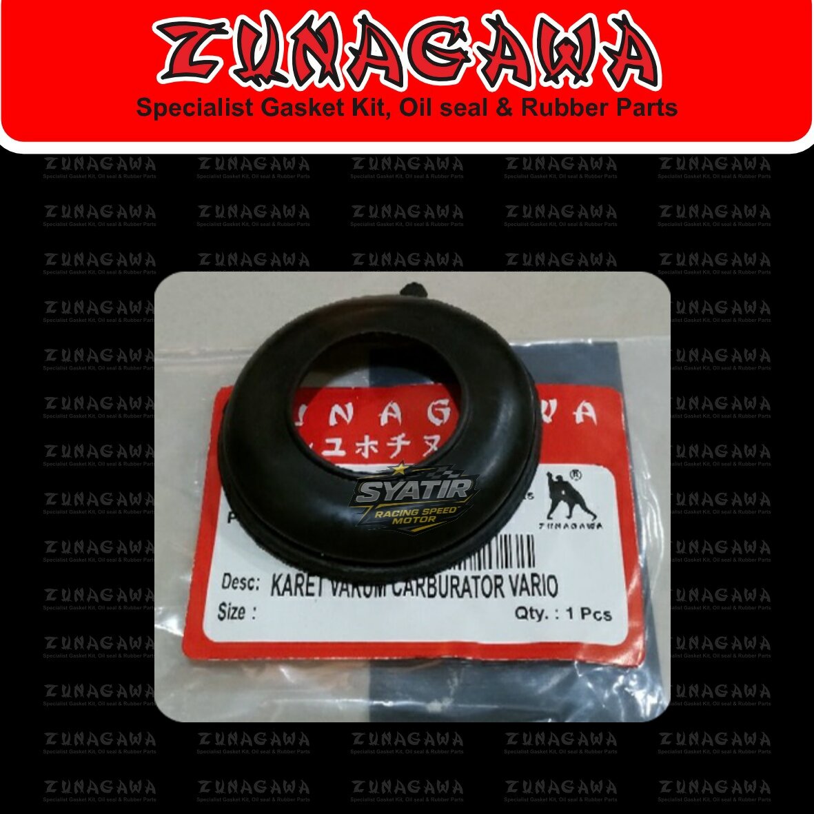 Vario Carburetor Vacuum Rubber - Original Zunagawa - Ars Parts Harga 9,000 rupiah*Gratis Ongkir