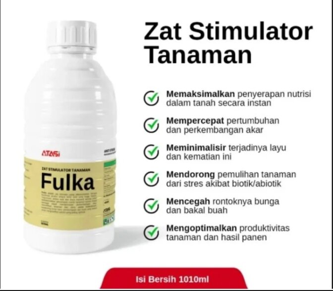 pupuk organik cair fulka mempercepat pertumbuhan dan perkembangan akar (250ml)