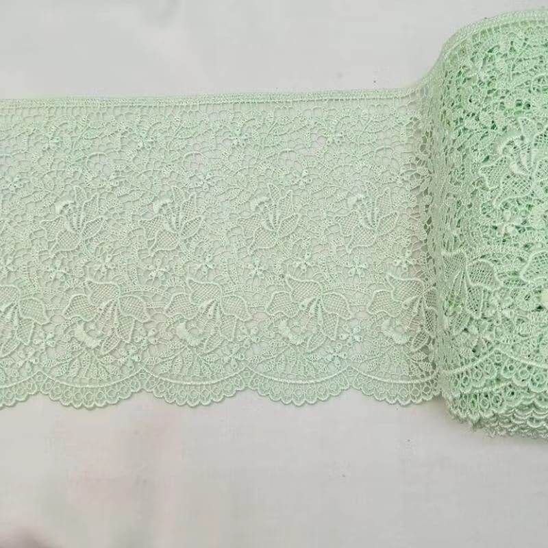 RENDA BORDIR/RENDA GIPER /RENDA PRADA LEBAR 20 cm/RENDA OKI/RENDA BAJU/RENDA