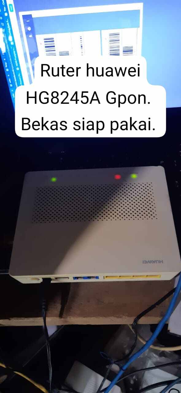 ROUTER HUAWEI HG8245A GPON . BEKAS. Harga 90,000 rupiah*Gratis Ongkir
