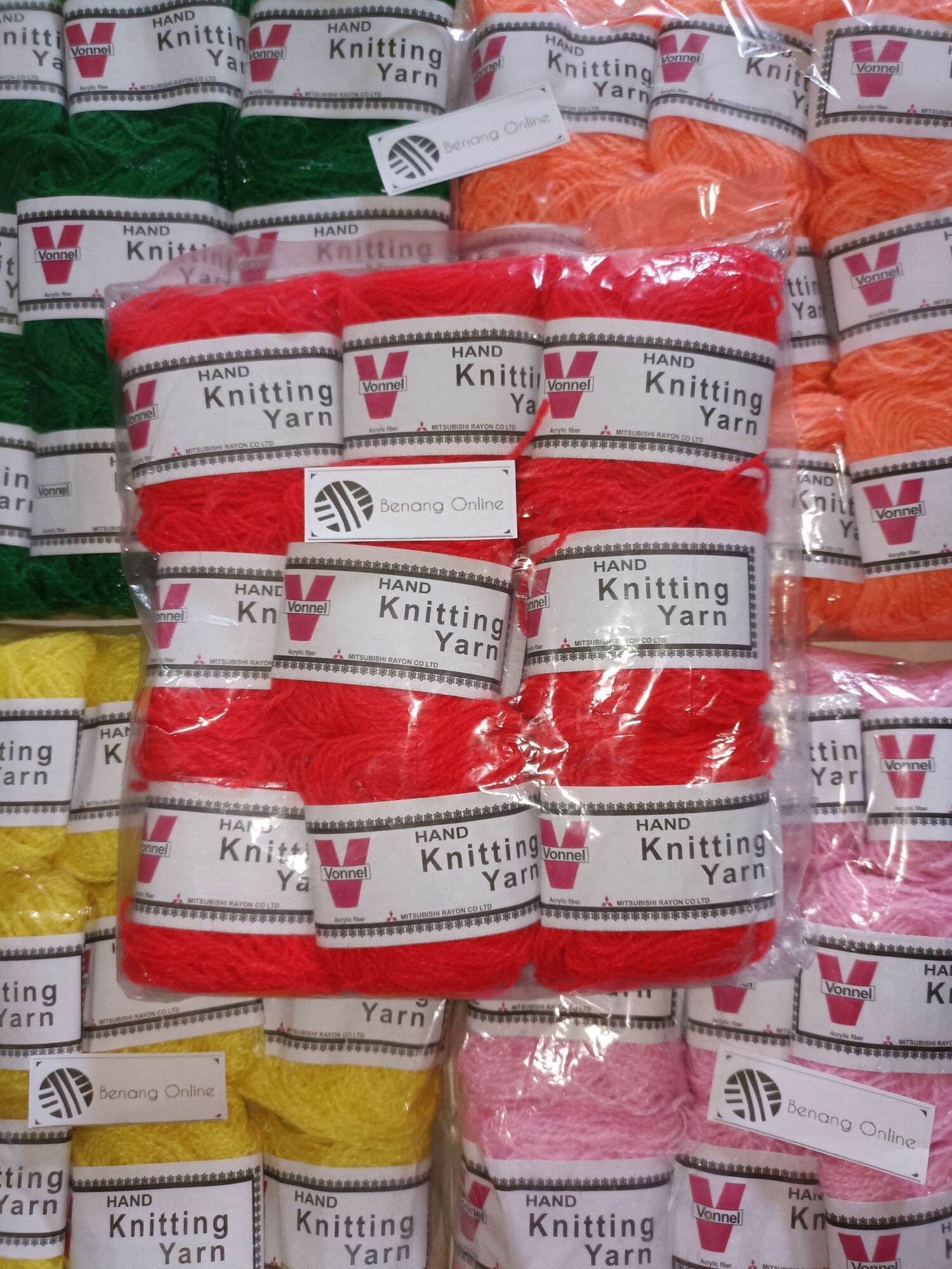 Paket Benang Woll isi 9 pcs satu warna bagus murah DIY Craft