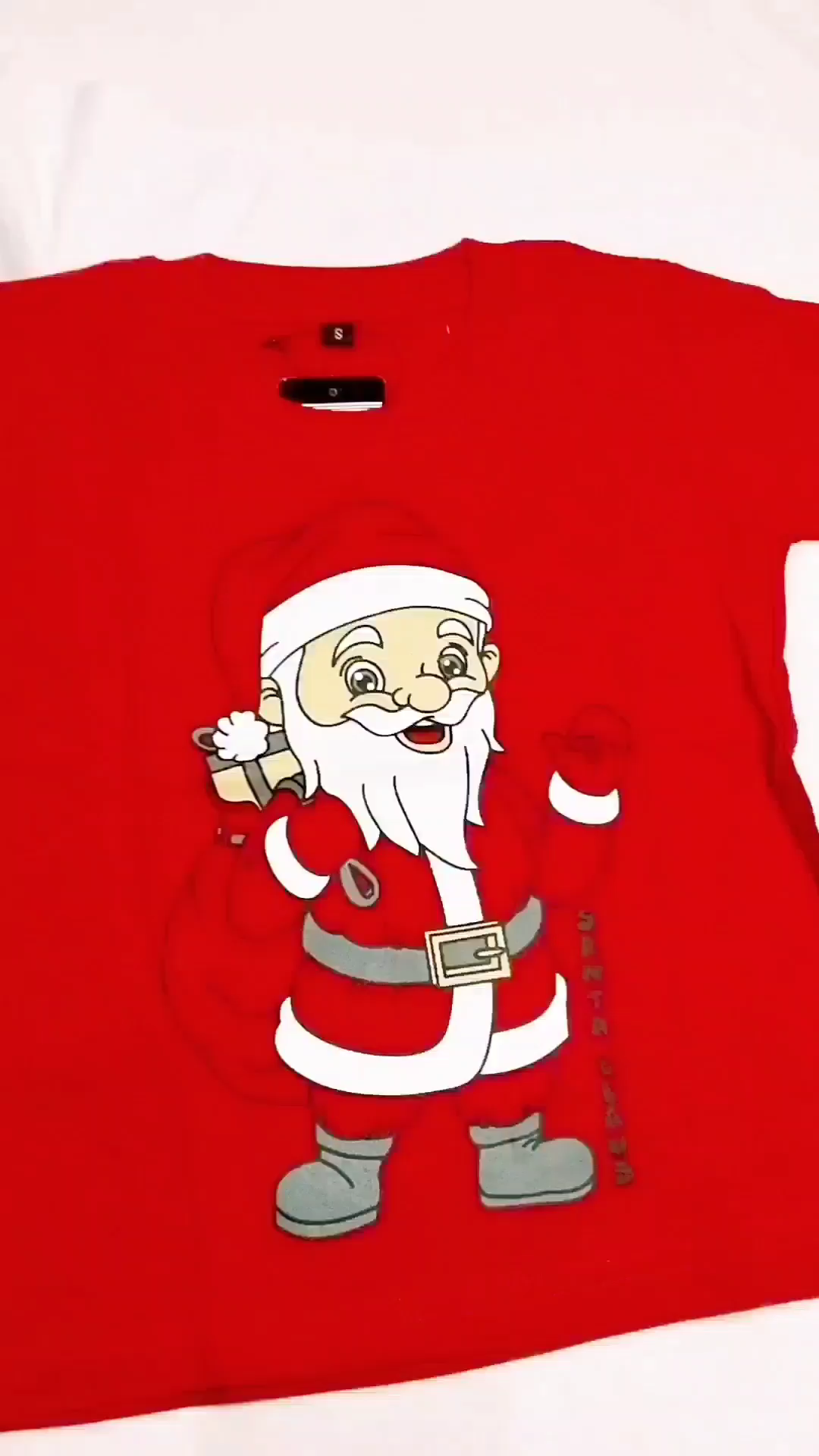 Baju Kaos Anak Natal Tahun Baru 2024 Lakilaki Perempuan1-10 Tahun Bahan 100% Katun