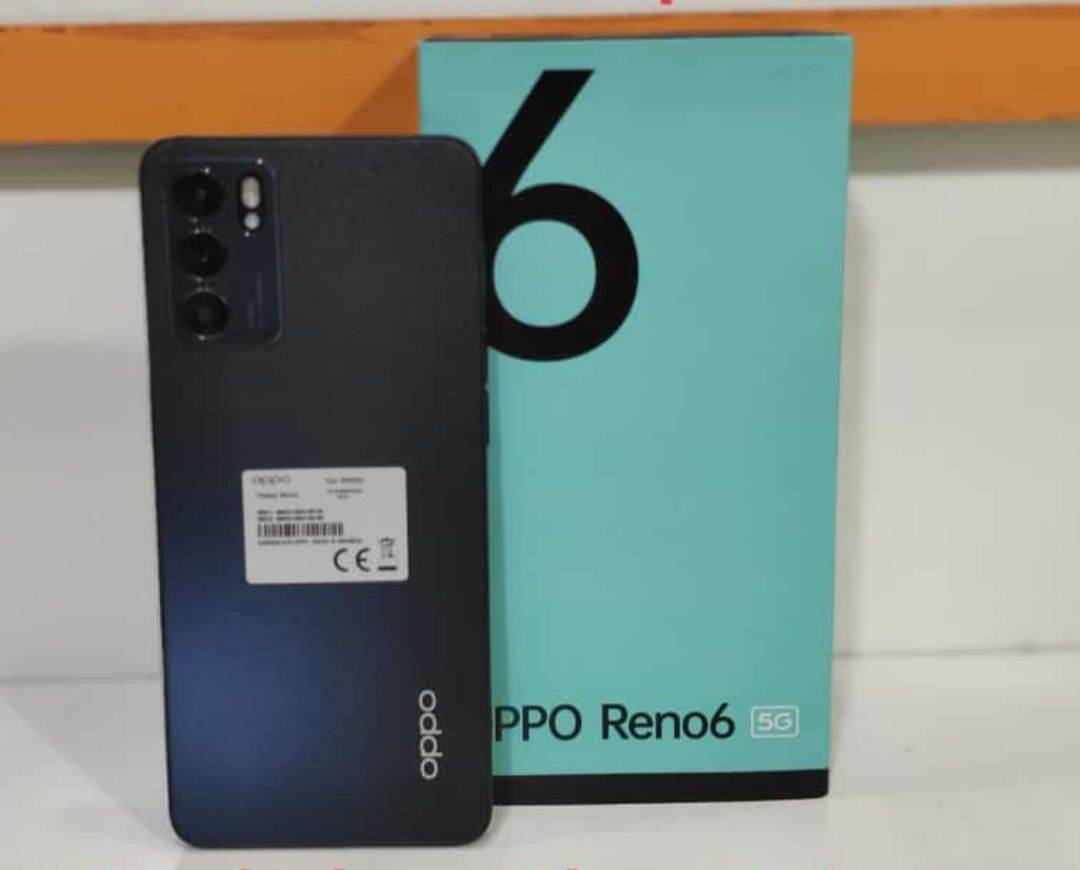 bekas Oppo Reno 6 5G 13/128 full set ori garansi Harga 6,199,000 rupiah*Gratis Ongkir