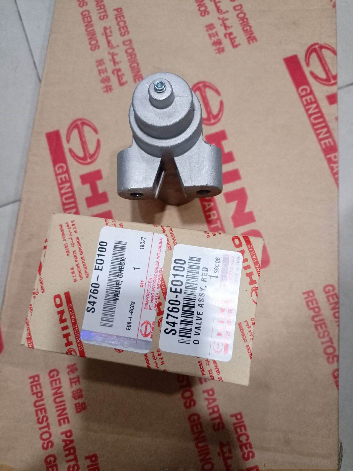 Valve check Hino 500 S4760-E0010/S4760-EW010 Harga 475,000 rupiah*Gratis Ongkir