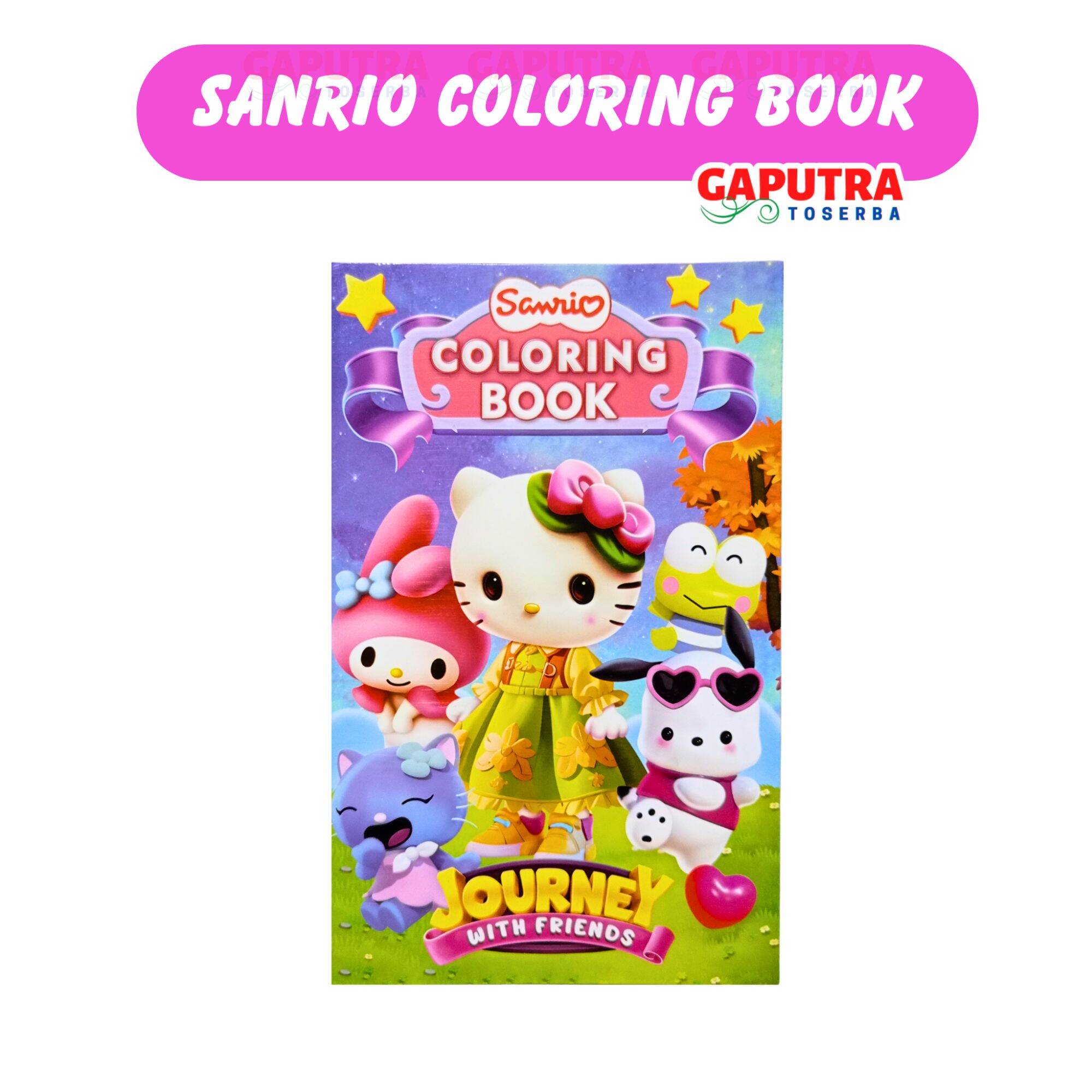 Sanrio Coloring Book - Buku Anak Mewarnai Gambar Seri SANRIO