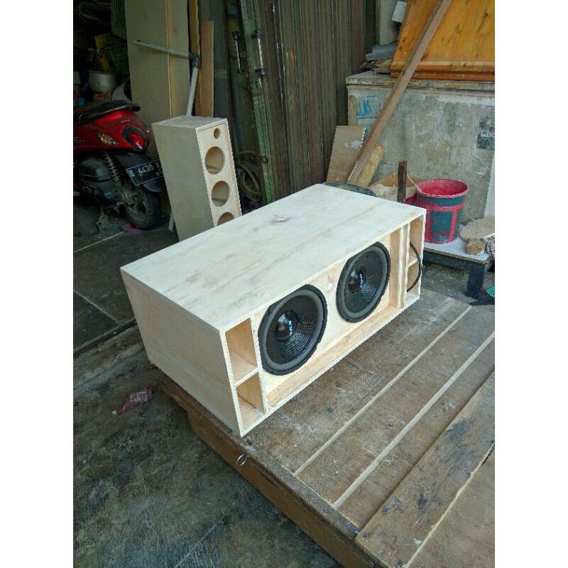 Box Speaker 6 Inch Mini Scoop Double 8 Inch Bisa Masuk 9mm