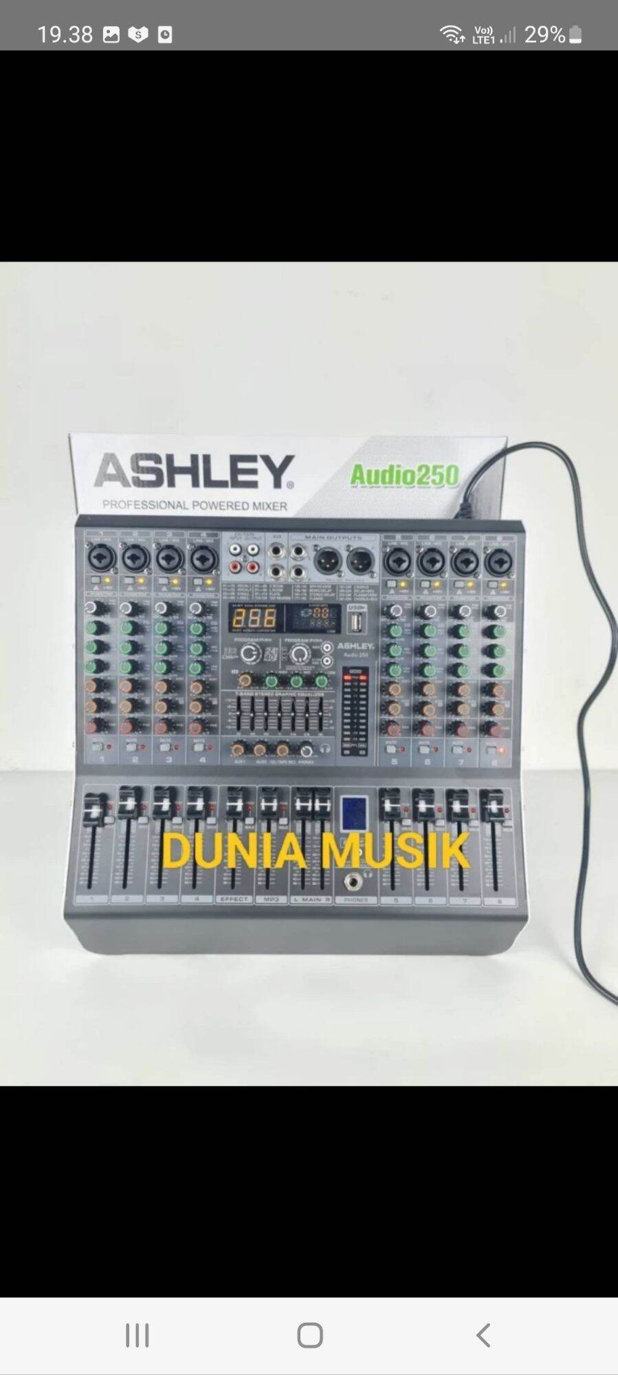 power mixer ashley audio250 audio 250 8 channel oroginal Lazada Indonesia