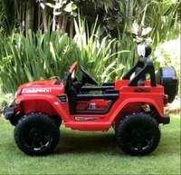 Mobil Aki Anak VOLTA 5088 Jeep Commando Offroad Dual Power USB Bluetooth Remote Murah Terbaru