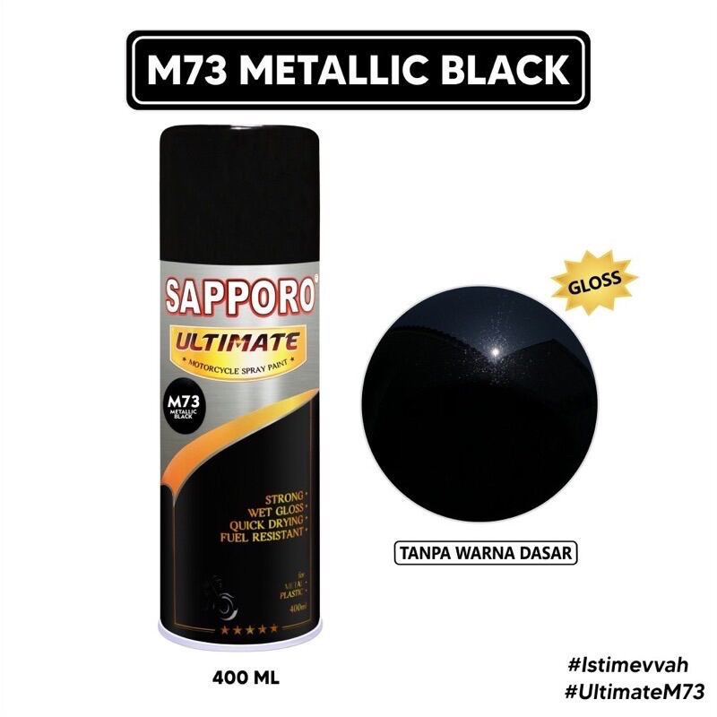 SAPPORO Ultimate Cat Semprot Motor 400cc Aerosol Terbaik Warna Dasar