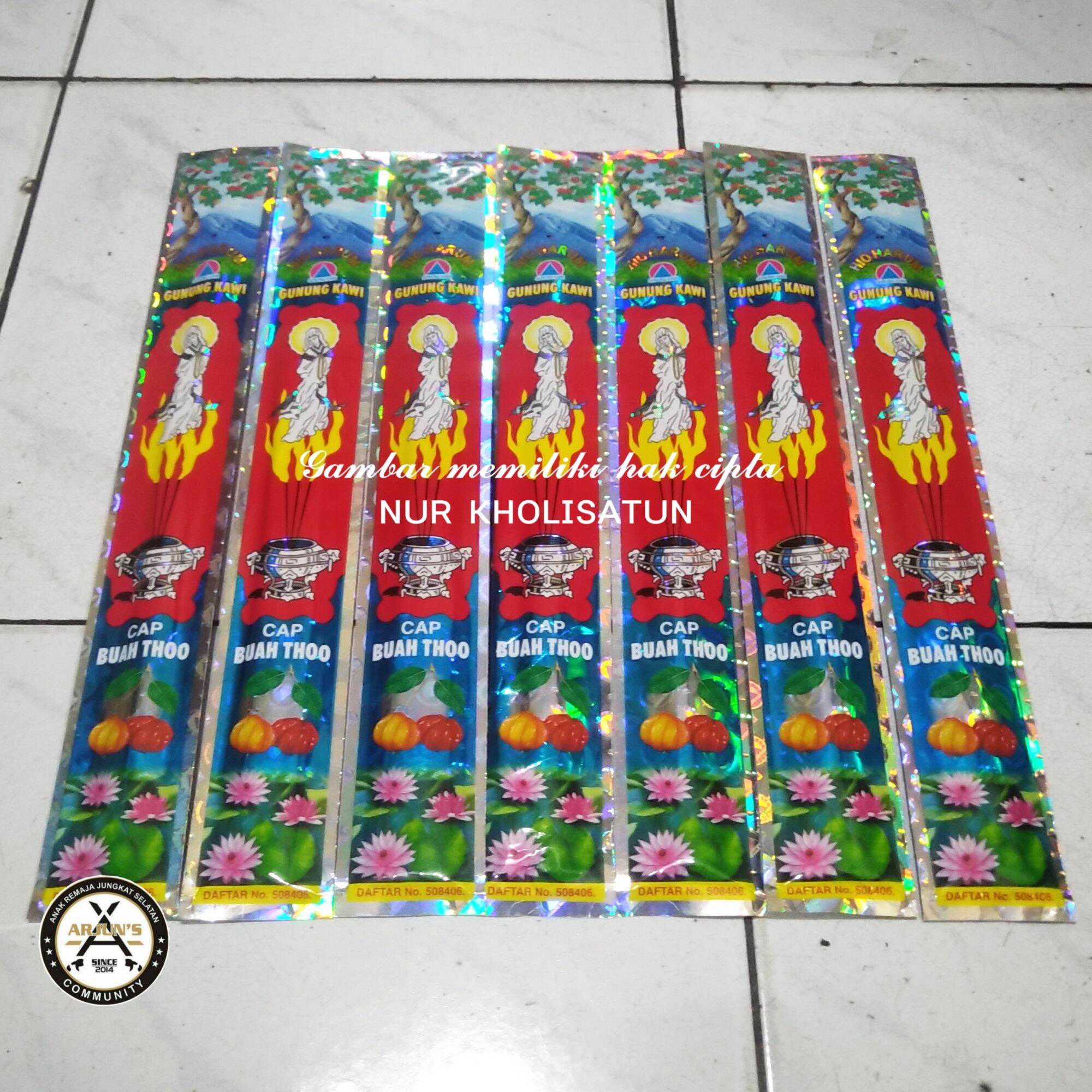 Dupa Lidi Harum Satuan Gunung Kawi Incense Stick Cap Buah Thoo