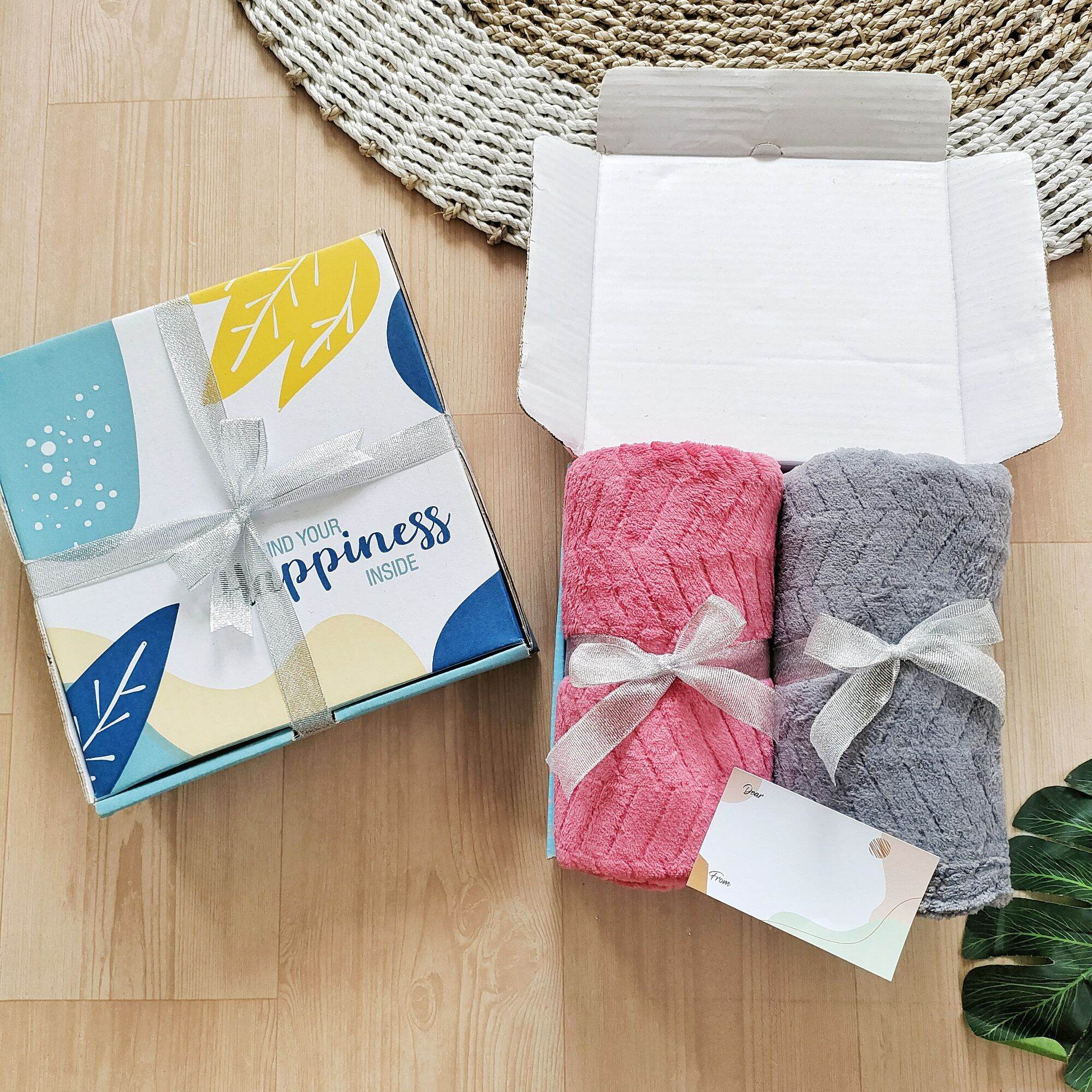 Large Size Couple Towel hadiah Hampers, pernikahan / Eid / hadiah-Giving hadiah by Hazeera