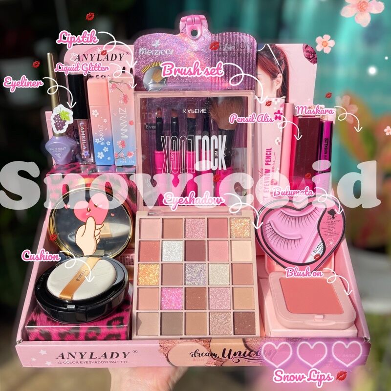 Cheapest Beginner Makeup Packages/Teenage Cosmetic Sets/Cosmetic Packages for Beginners