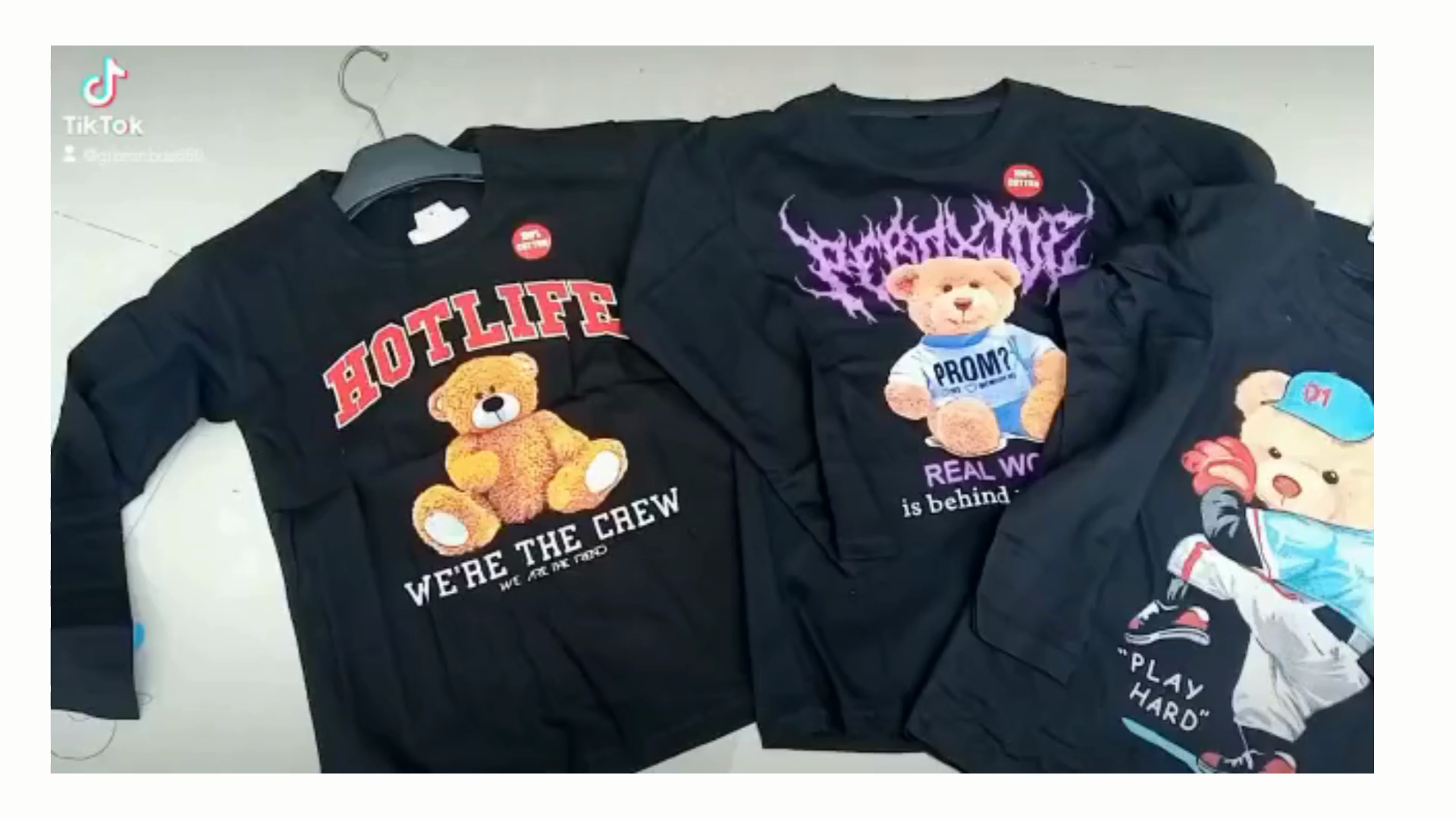 kaos anak teddy bear 5th sampe14th lengan panjang full gambar terbaru pakaian anak lakii laki