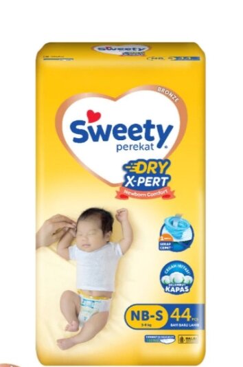 Perekat Pampers Newborn Coupons Sweety Popok Bayi Perekat NB-S 44
