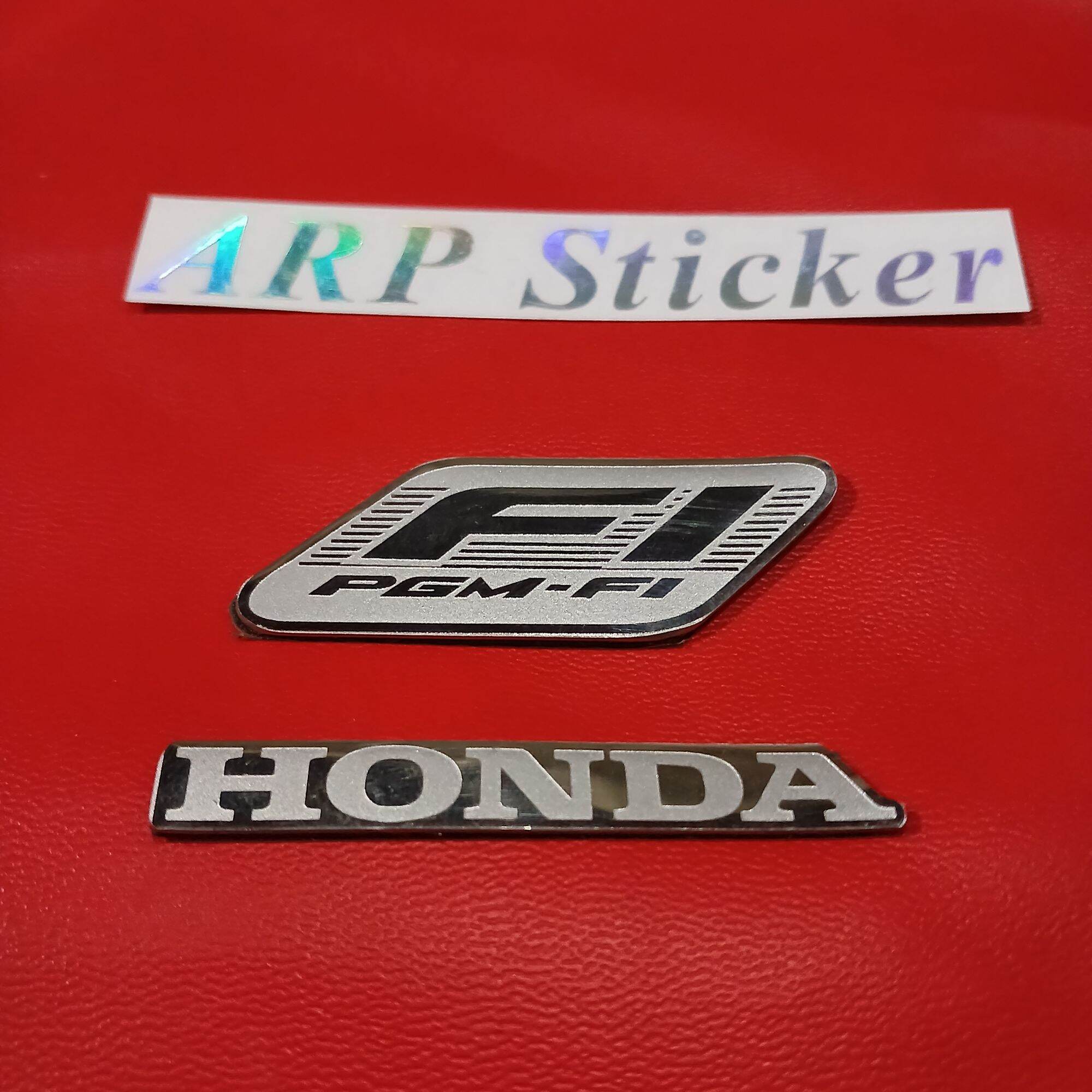 Emblem Honda Pgm Fi Stainless Harga  24,500 Ringgit*Penghantaran Percuma
