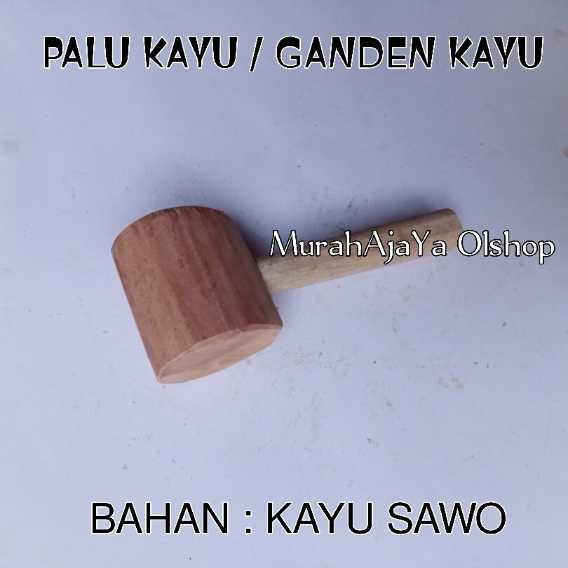 PALU KAYU / GANDEN KAYU / PEMUKUL KAYU JUMBO DARI KAYU SAWO ULET TIDAK ...