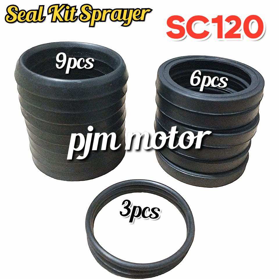 Sc120 Oil seal kit Seal pompa steam stim power sprayer Sc 120 120cc ...