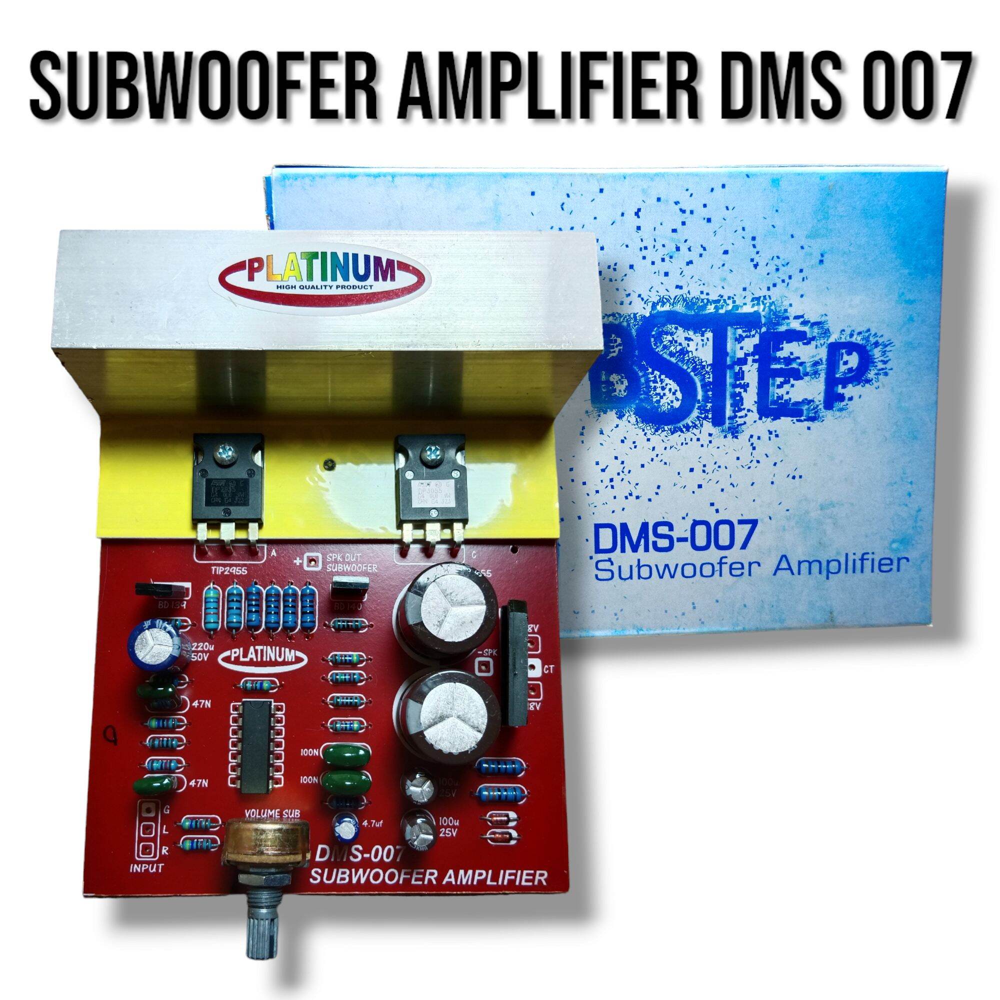 KIT POWER SUBWOOFER AMPLIFIER DMS 007 TIP MOSFET PLATINUM KIT POWER