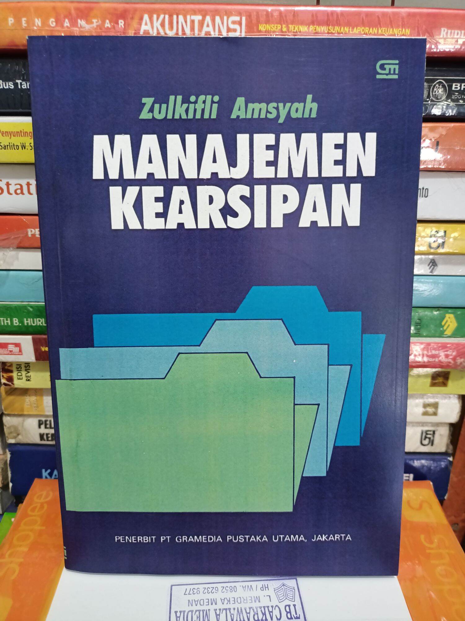 Buku Manajemen Kearsipan Amsyah Lazada Indonesia