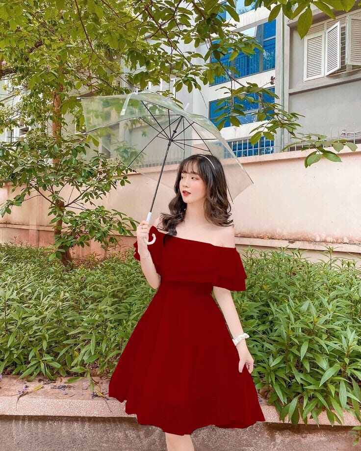 midi dress korean sabrina kasual DERYA Dress Sabrina Korean Style Jumbo Wanita Dres Big Size Gaun Casual A Line Lengan Panjang Oversize Crop Top Rajut Lengan Pendek Perempuan Dewasa