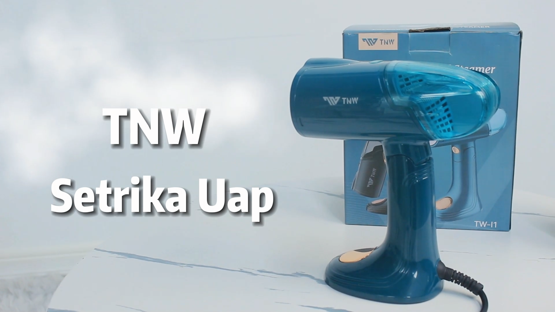 TNW Setrika Uap Portable Garment Steamer Handheld Steamer Iron Foldable Elektrik 1800W