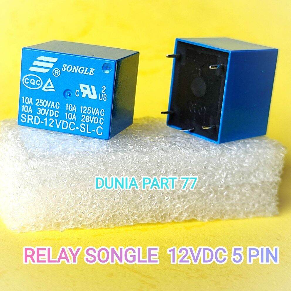 RELAY SONGLE 12V RELAY 5 KAKI RILEY DONGLE 5 PIN Lazada Indonesia