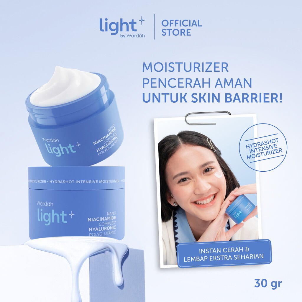 Wardah Lightening Night Cream/ Light+ by Wardah Hydrashot