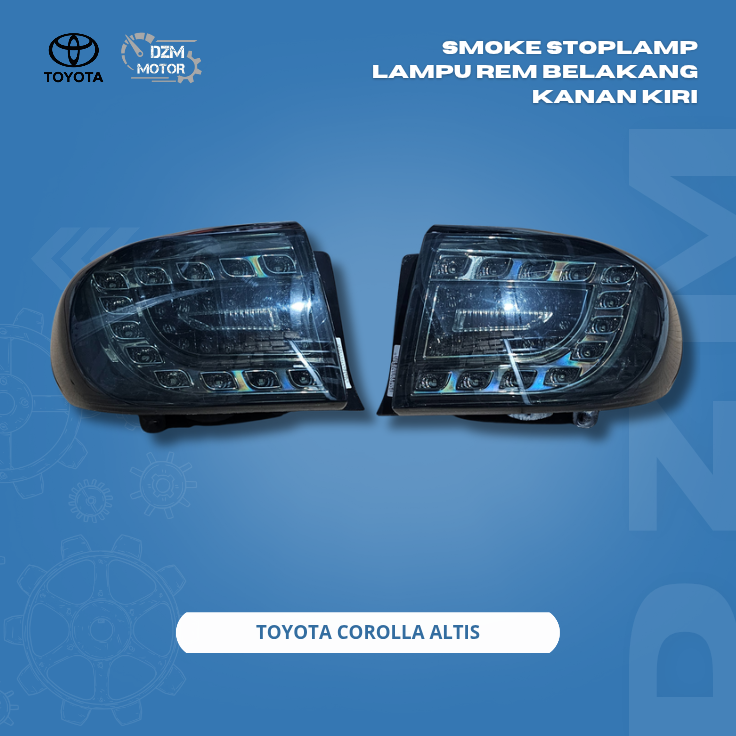 Smoke stoplamp Toyota Corolla Altis rear left right brake light led Red Line model Harga 750,000 rupiah*Gratis Ongkir