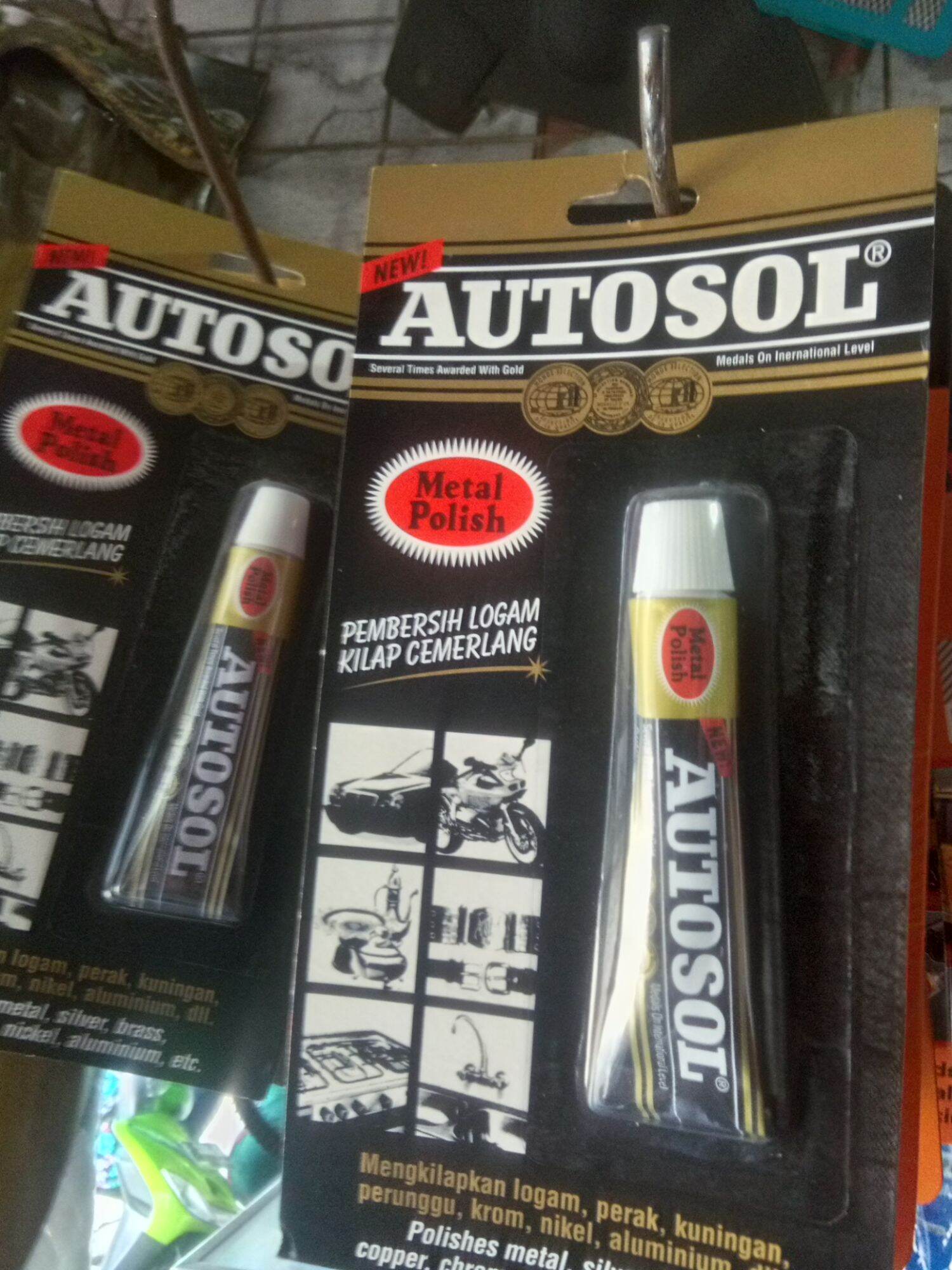 NEW AUTOSOL METAL POLISH PEMBERSIH LOGAM PERAK DLL NETTO 15G