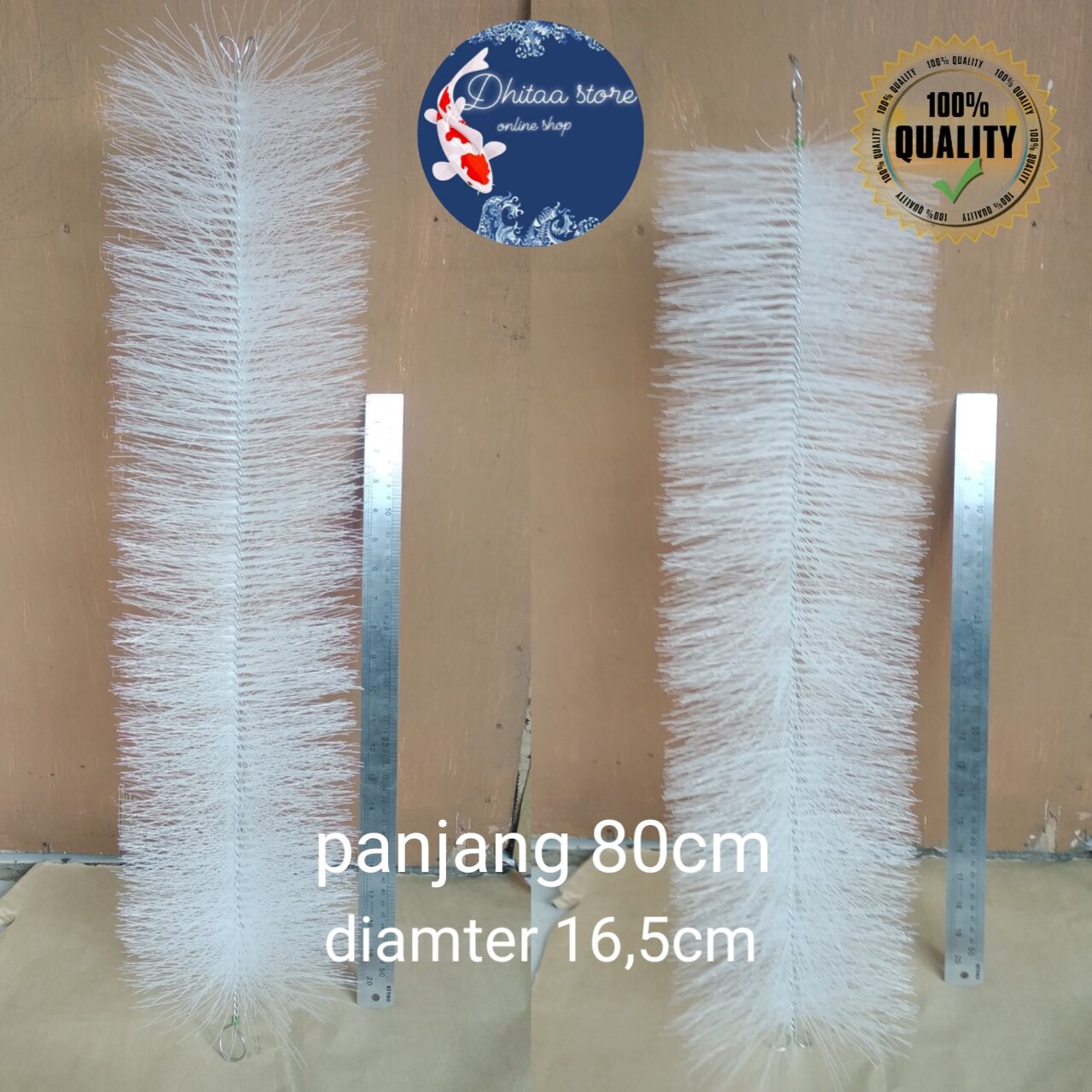Brush media filter kolam ikan koi 80cm Lazada Indonesia
