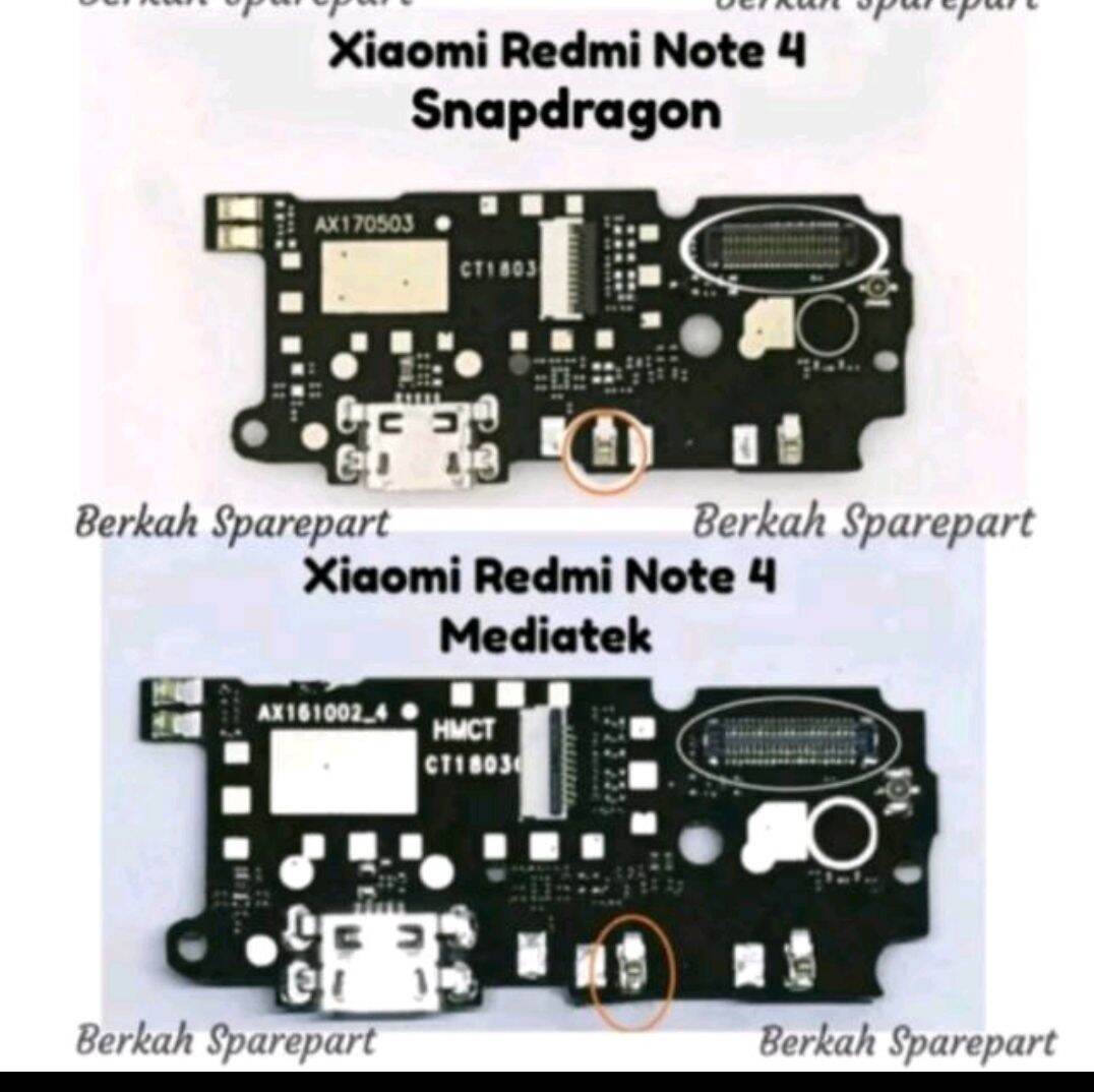 konektor charger xiaomi redmi note 4 snapdragon