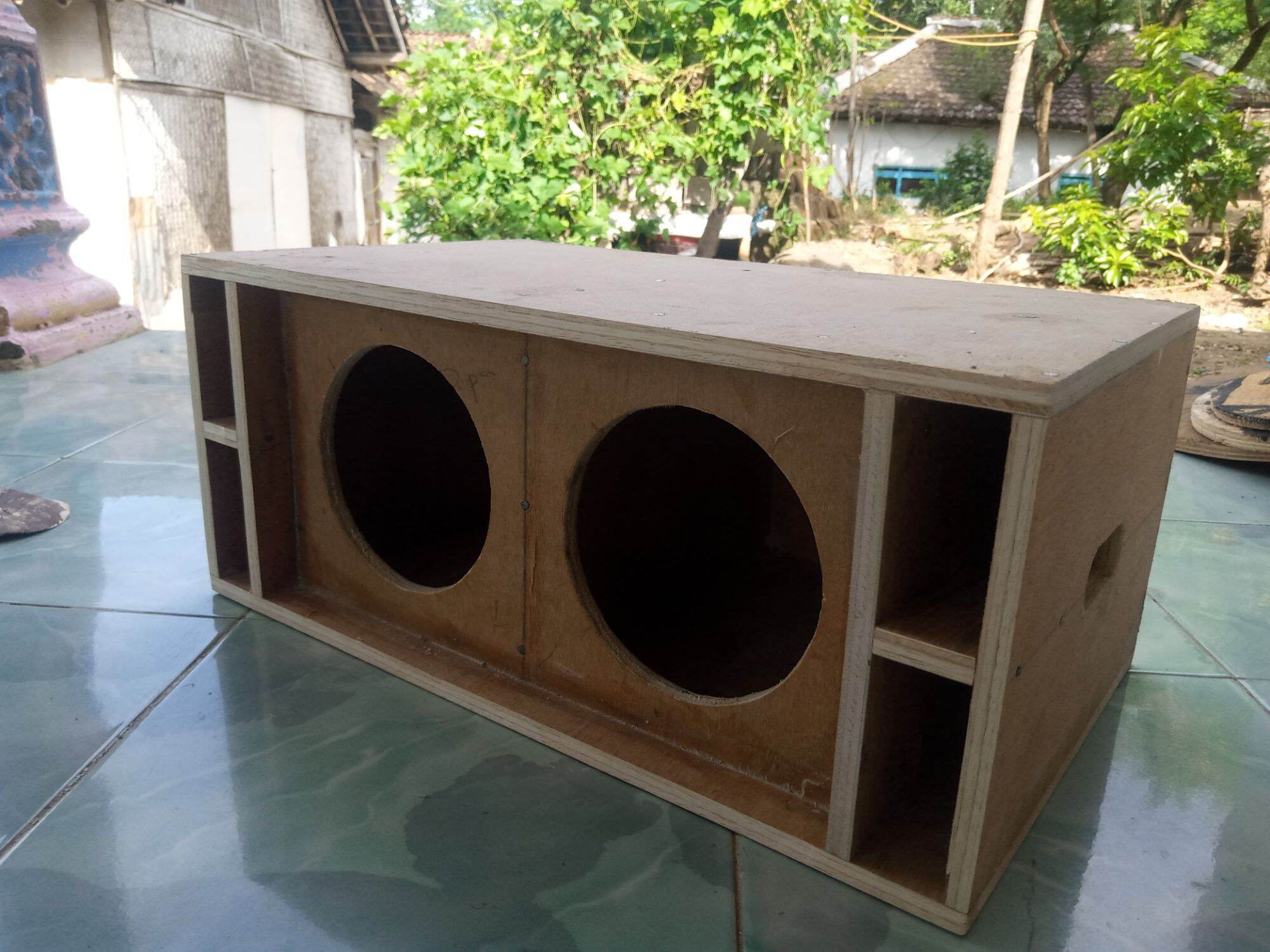 Box Speaker 6 Inch Mini Scoop Double 8 Inch Bisa Masuk 9mm