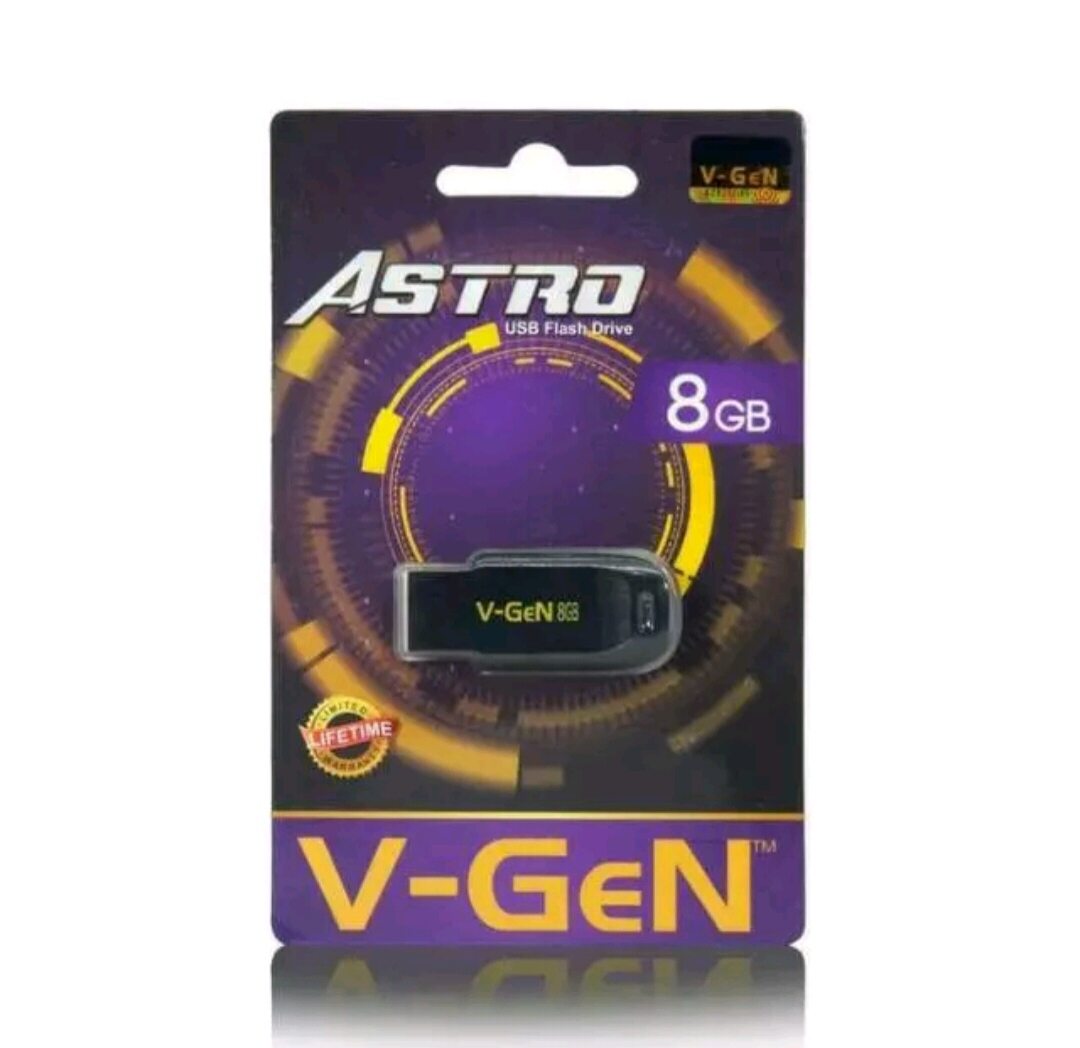V-Gen Astro USB Flashdisk V-Gen 8Gb 16Gb 32Gb 64Gb 128Gb Official Original Astro Flashdisk Harga 49,900 rupiah*Gratis Ongkir