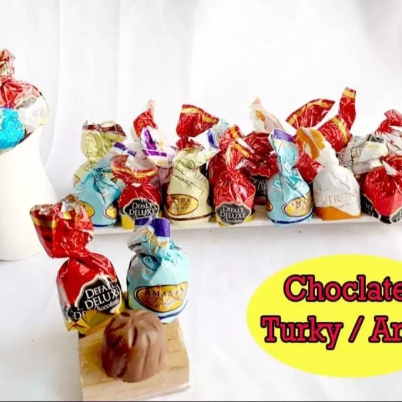 coklat arab Turki 1kg mix / coklat arab Turkey 1 kg / coklat arab Turkey bungkus