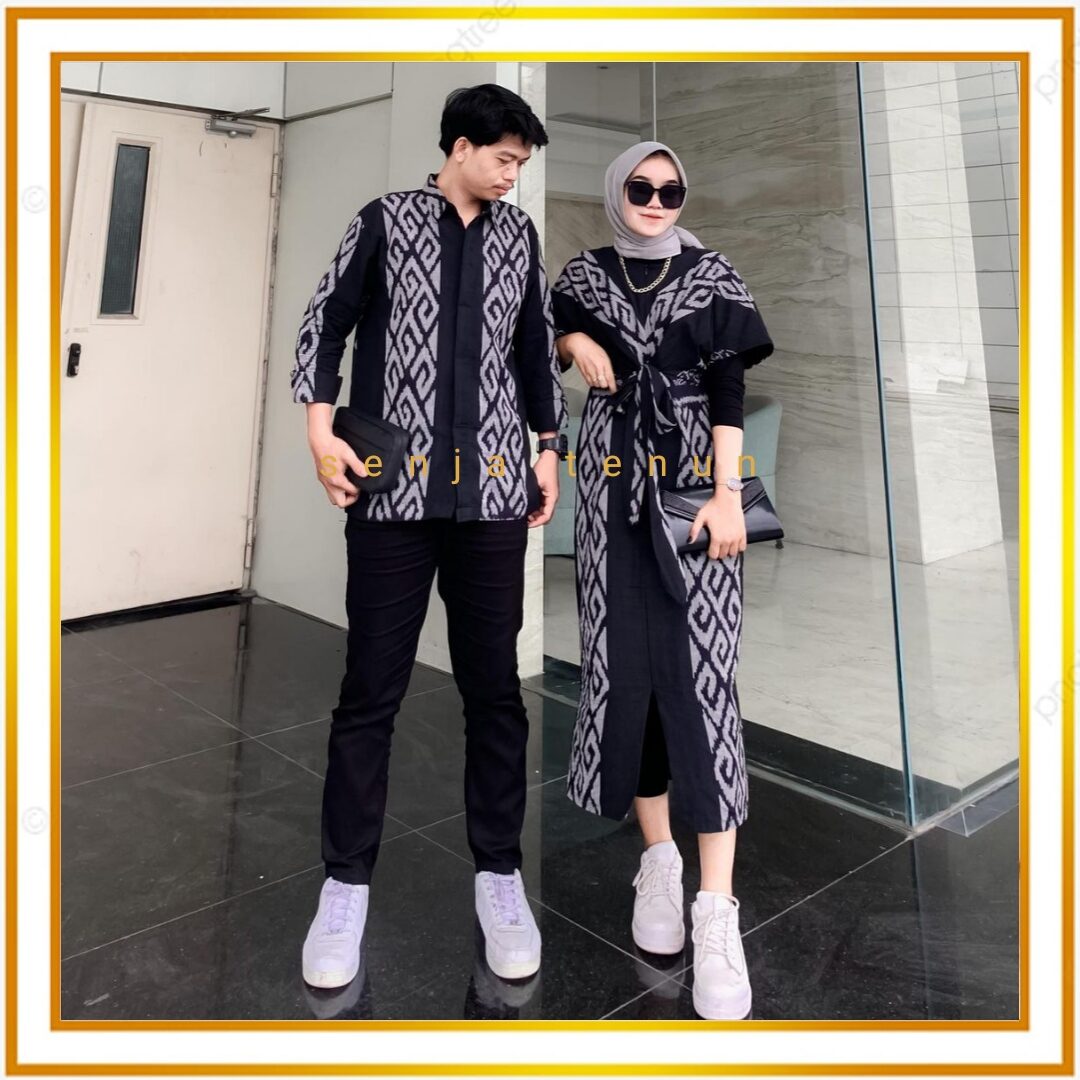 Baju tenun couple toraja hitam - dres tenun toraja hitam | Lazada Indonesia