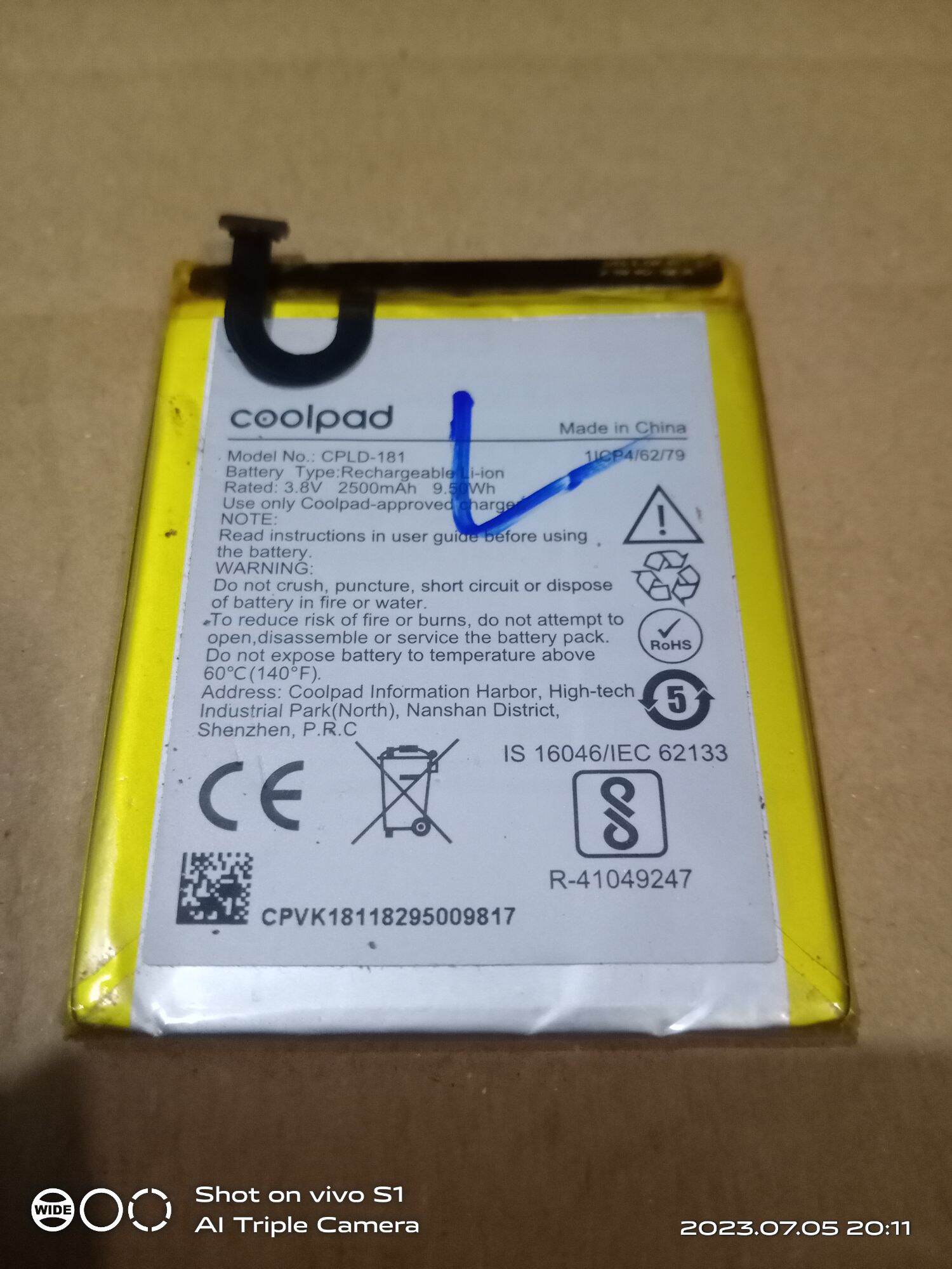 lcd coolpad cpld 181