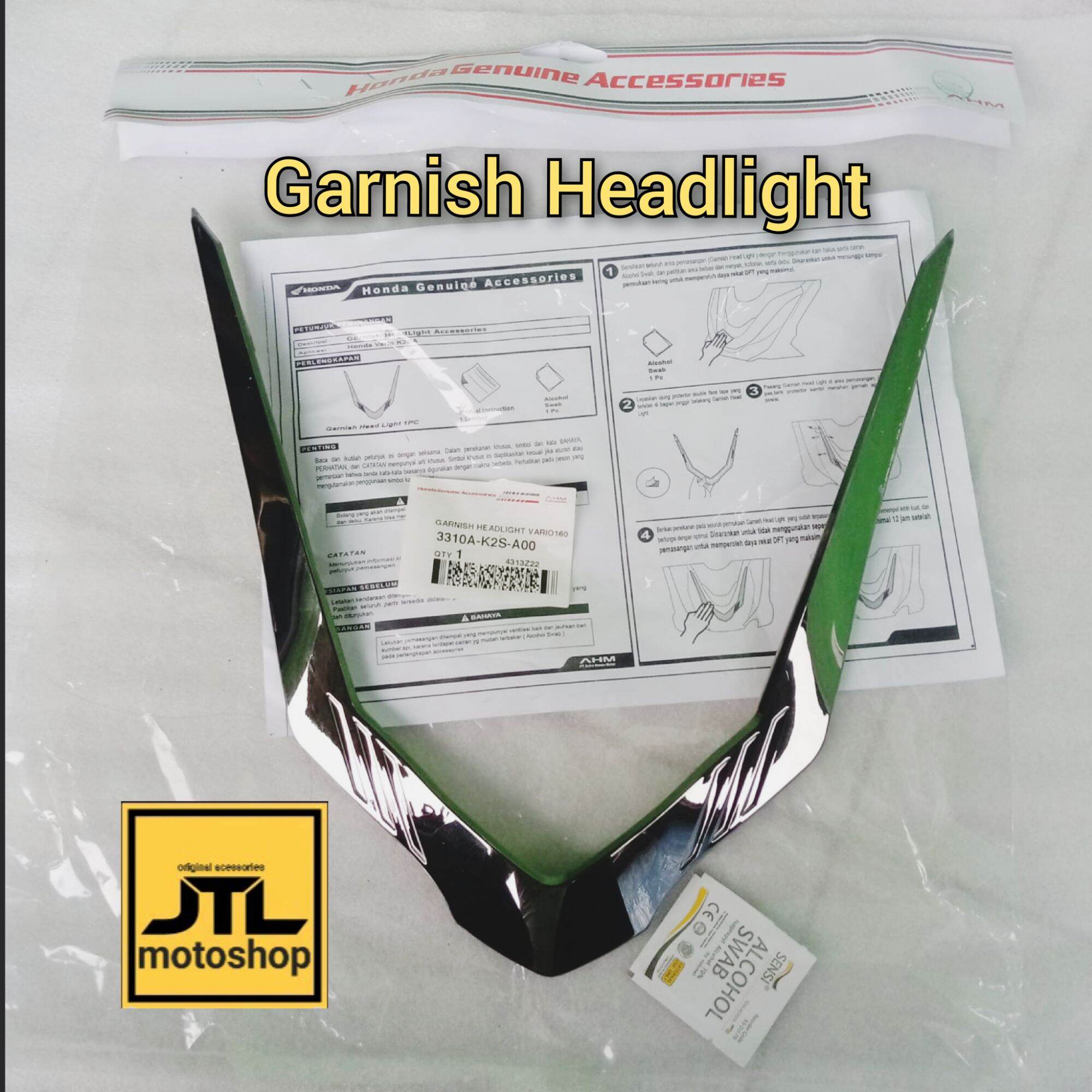Garnish Headlight Honda Vario 160 Lazada Indonesia