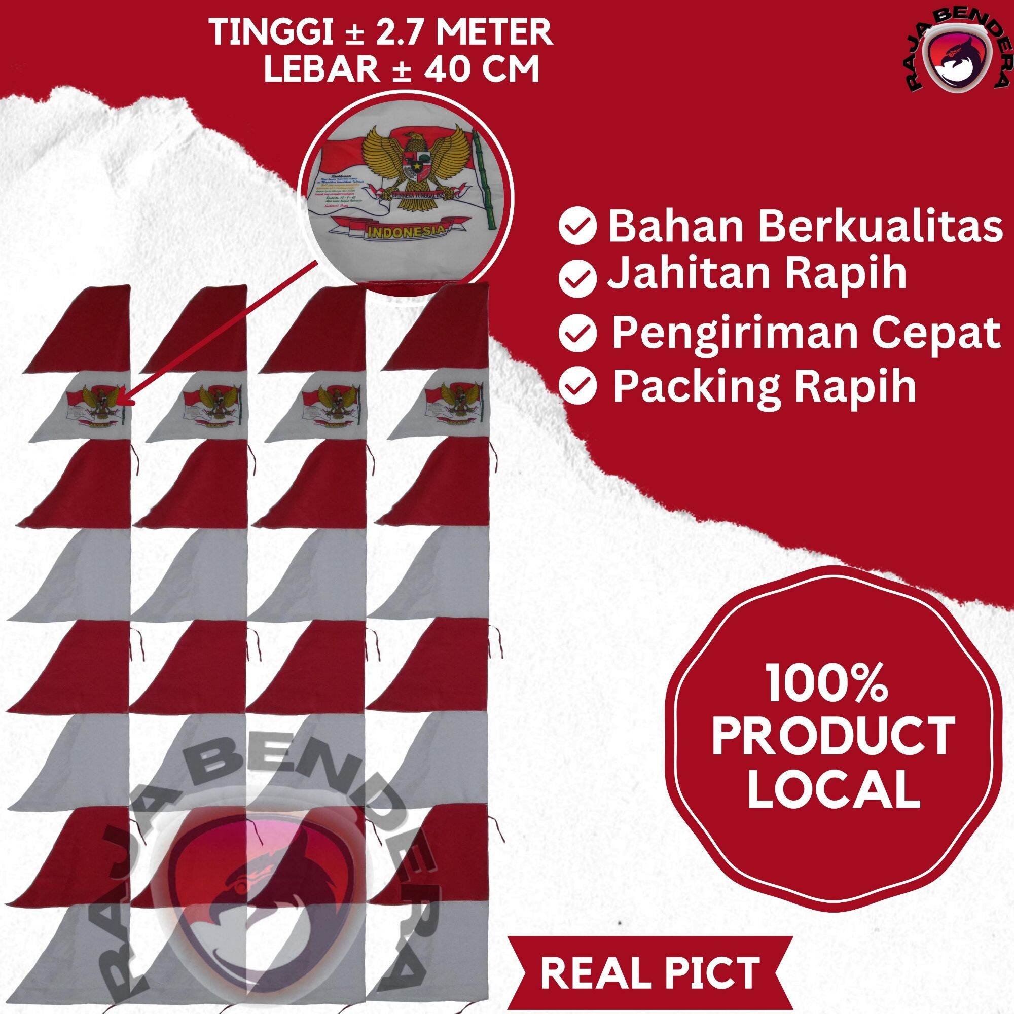Harga lampu hias	 Bendera Umbul Umbul Garuda Terbaru / 20 Pcs 	