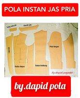 pola instan jas pria dewasa