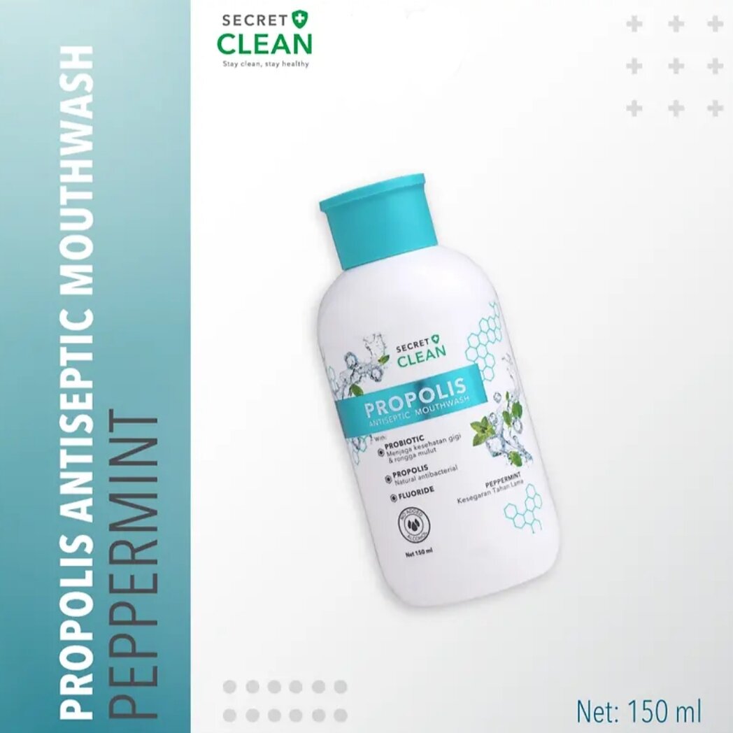Secret Clean Propolis Antiseptic Mouthwash Lazada Indonesia