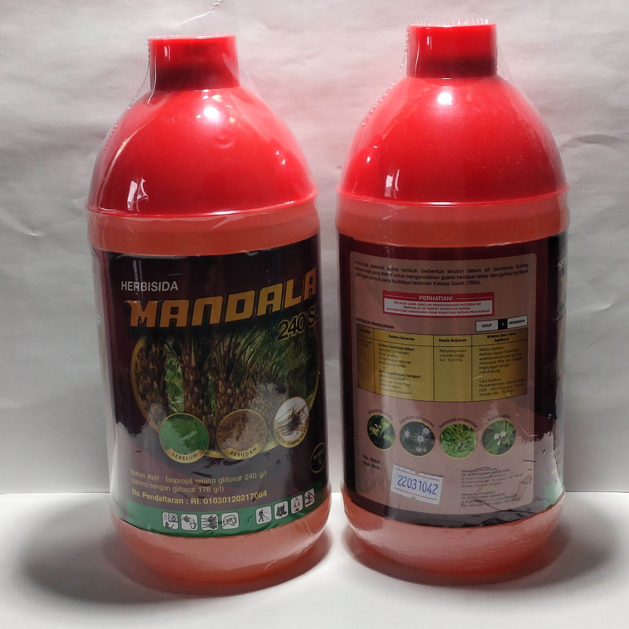 Herbisida Sistemik Pembasmi Rumput Liar 1 Liter Mandala 240 Sl Obat