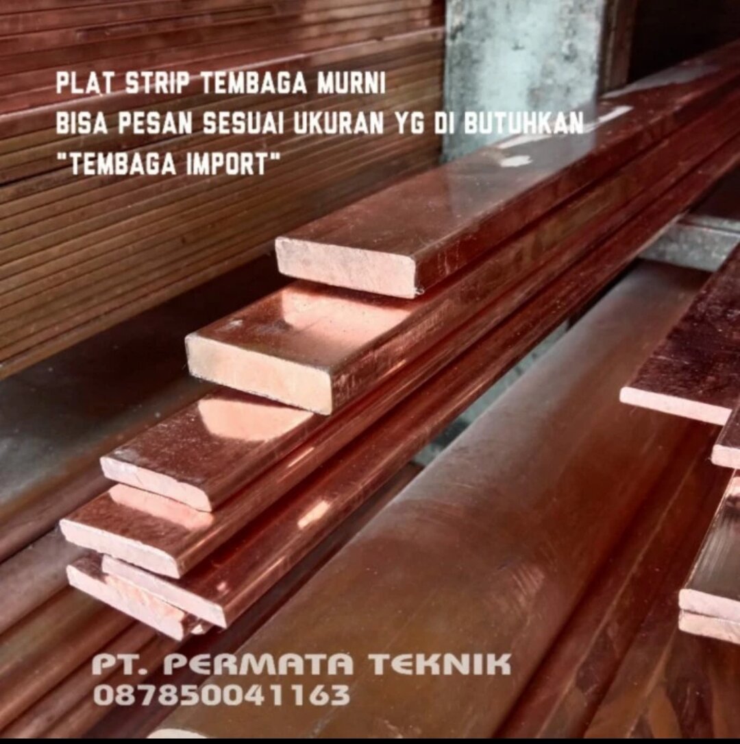 Plat Strip Tembaga Busbar 10mm X 40mm X 100mm Copper Plate Lazada Indonesia 1671