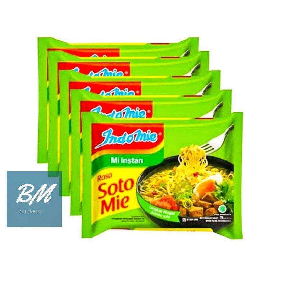 Indomie Soto Mie 5 Pcs / Mie Indomie Kuah Rasa Soto Mie 5 Bungkus ...