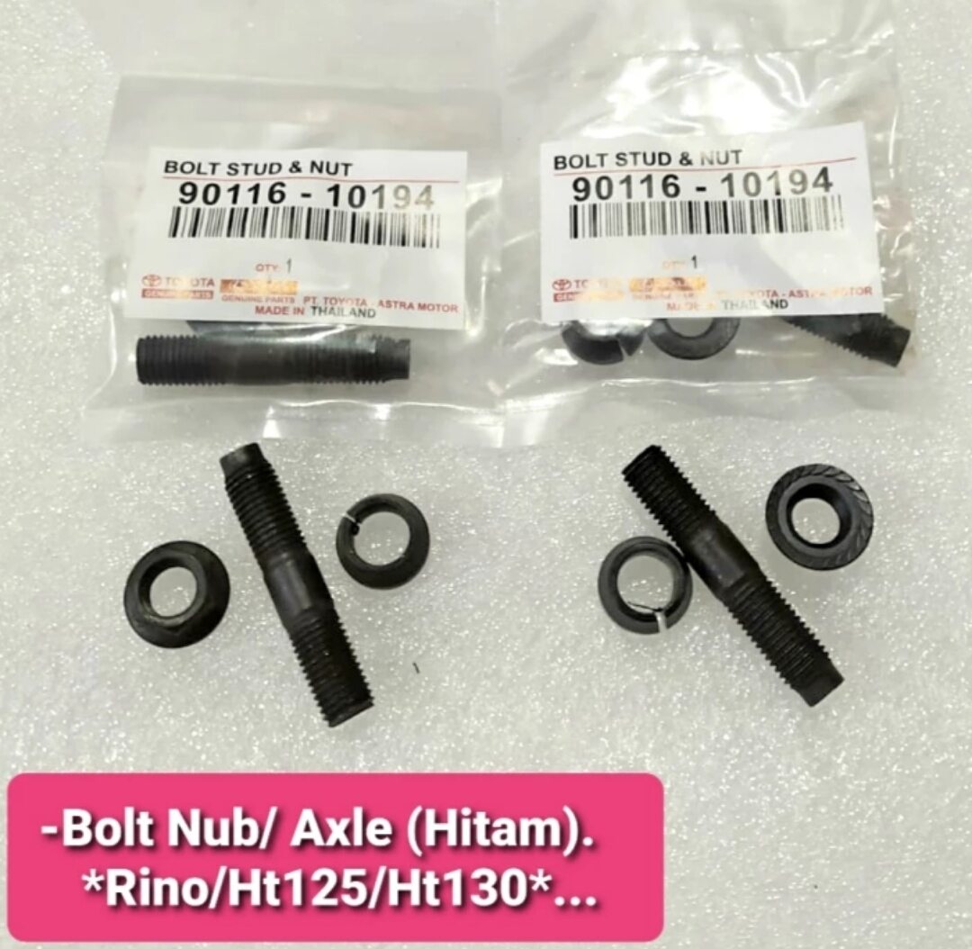 Baut nap roda toyota rino ht125/ht130 Harga 12,000 rupiah*Gratis Ongkir