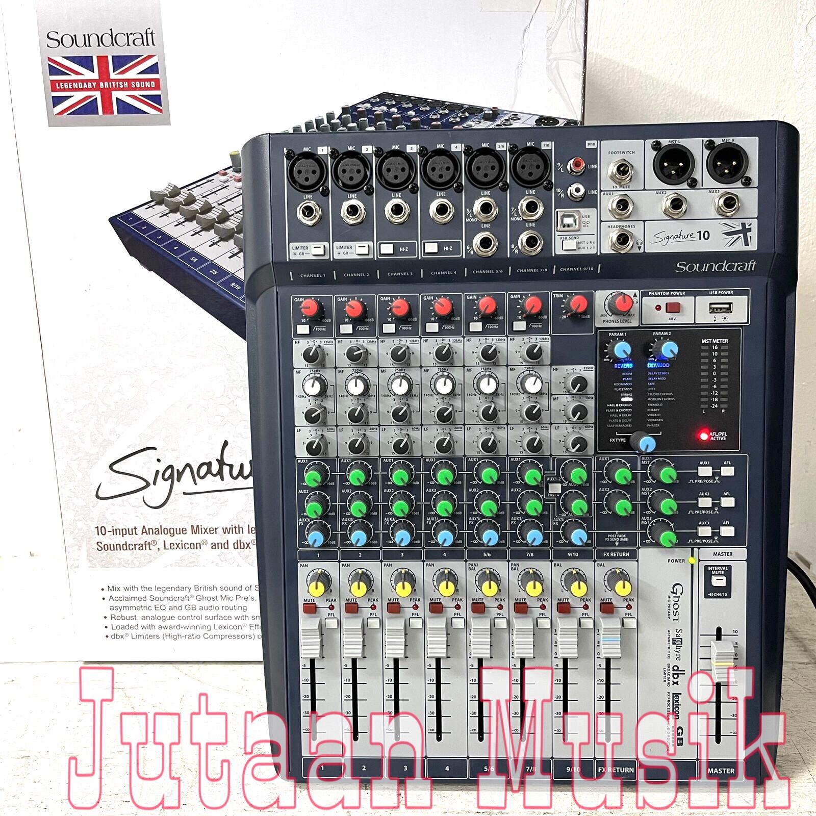 MIXER AUDIO SOUNDCRAFT SIGNATURE 10 / signature SIGNATURE10 TERBAIK Lazada Indonesia