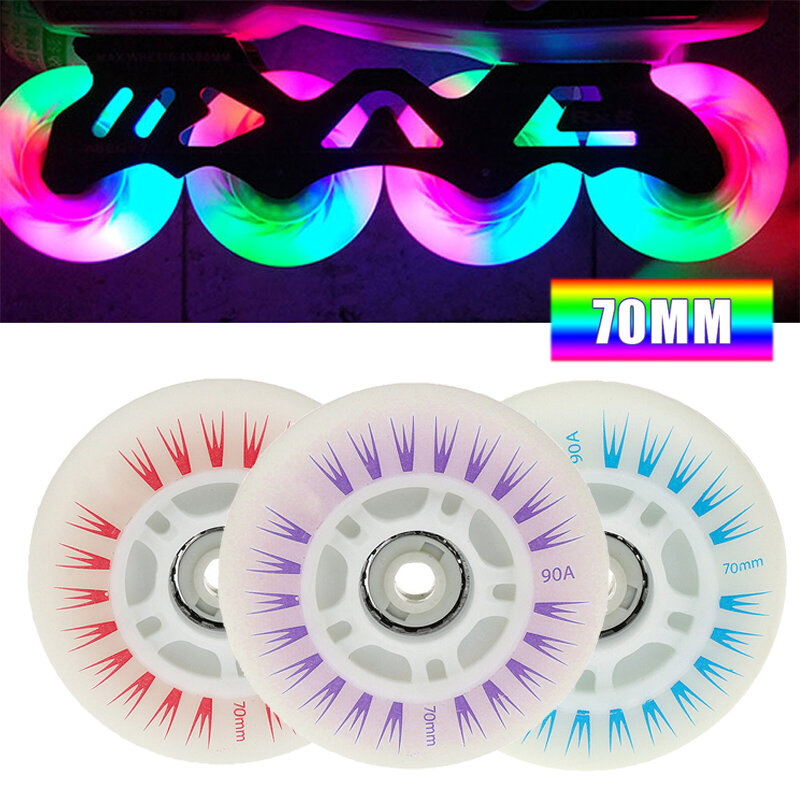 Hub Roda Sepatu Roda Ban Sepatu Roda Karet PU / Roller Skating Wheels / Roda Sepatu Roda Led ...