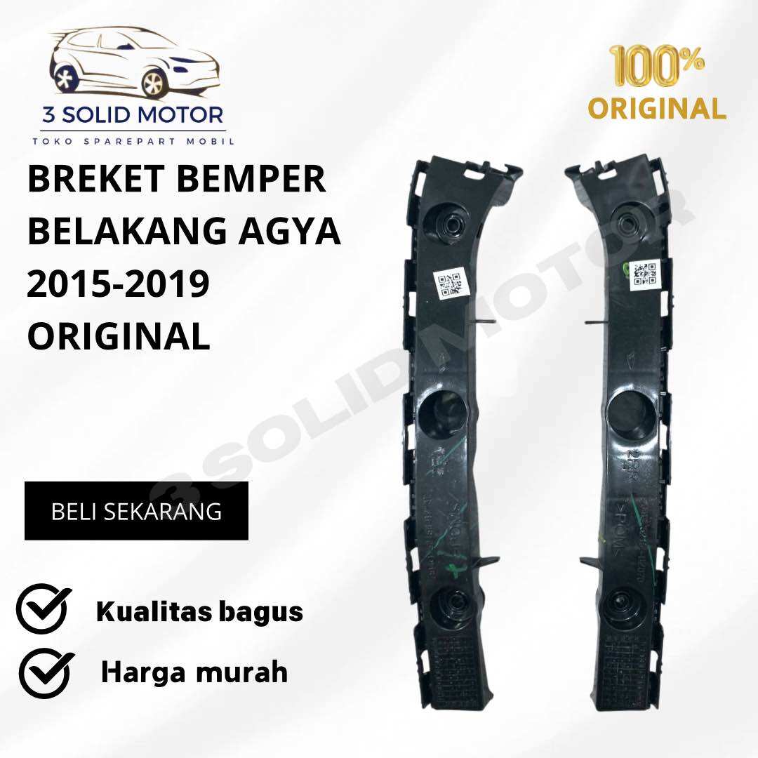 BREKET BEMPER BELAKANG AGYA 2014-2019 ORIGINAL Harga 42,000 rupiah*Gratis Ongkir