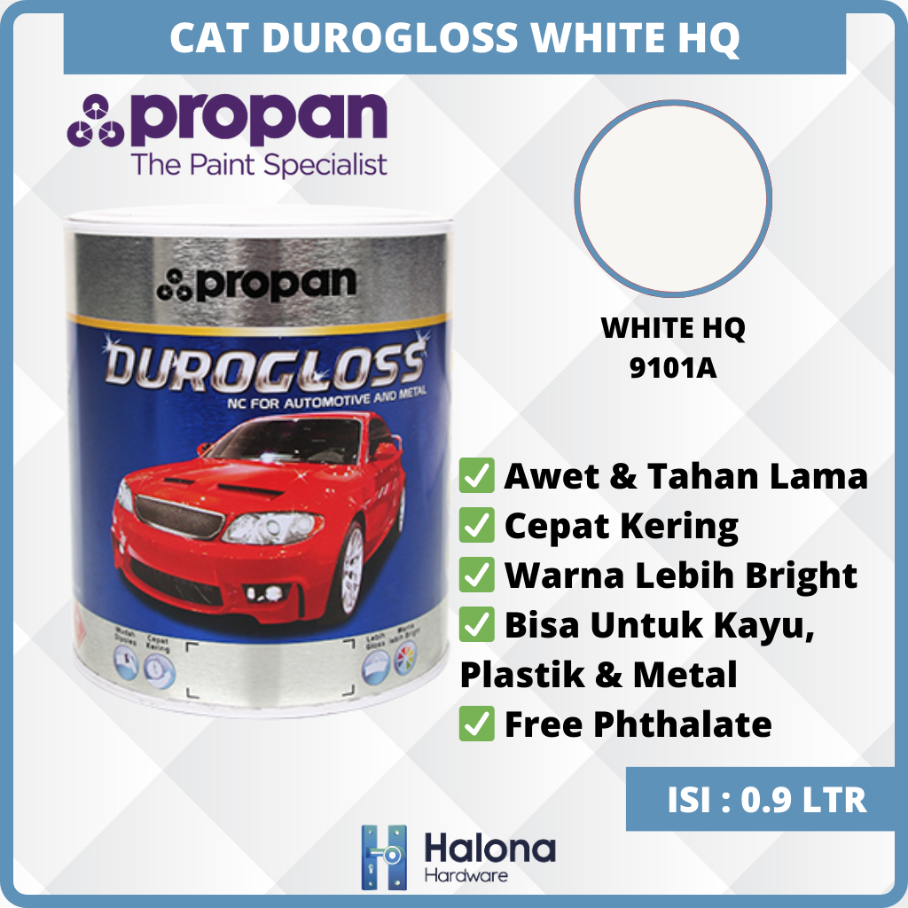 Cat Kayu Jendela Dan Pintu Duco Durogloss White Hq 9101 A Propan Bisa Untuk Kayu Dan Besi 09 L 4878